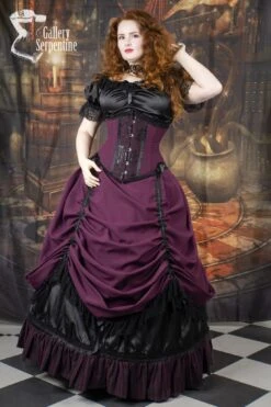 Burgundy Beauty Corset Gown, Made To Measure -Vintage Veil Clothing Store 001 ChrisBrunton 1 7c4186b9 a61b 4a95 8f2e c8009b0cf476