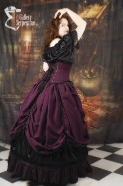 Burgundy Beauty Skirt Set, Made To Measure