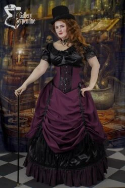 Burgundy Beauty Corset Gown, Made To Measure