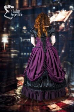 Burgundy Beauty Corset Gown, Made To Measure -Vintage Veil Clothing Store 029 IlonaAbou Zolof 006