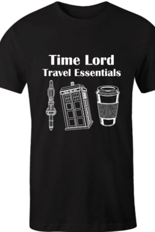 Men's Time Lord Travel Essentials T-shirt - Image 2
