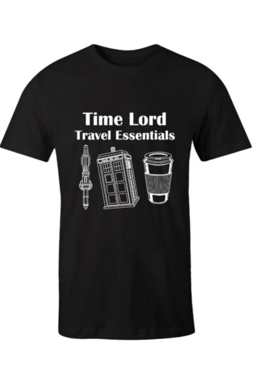 Men's Time Lord Travel Essentials T-shirt - Image 3