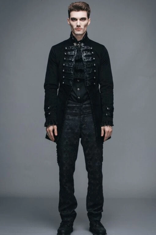 Black Pirate Coat, S & M - Image 6