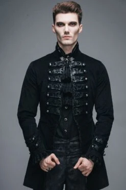 Black Pirate Coat, S & M -Vintage Veil Clothing Store 18 fe8cee4e 96f0 4160 8555 d2851ff673bc