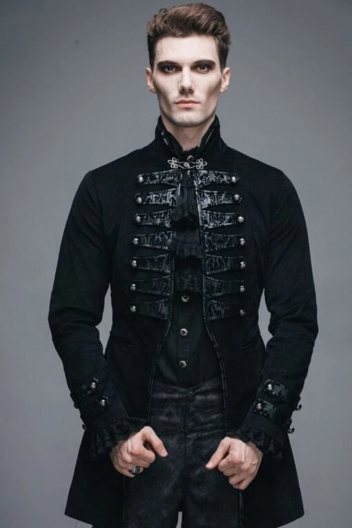 Black Pirate Coat, S & M - Image 10