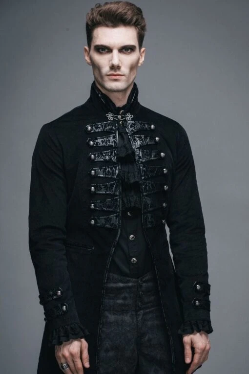 Black Pirate Coat, S & M - Image 12
