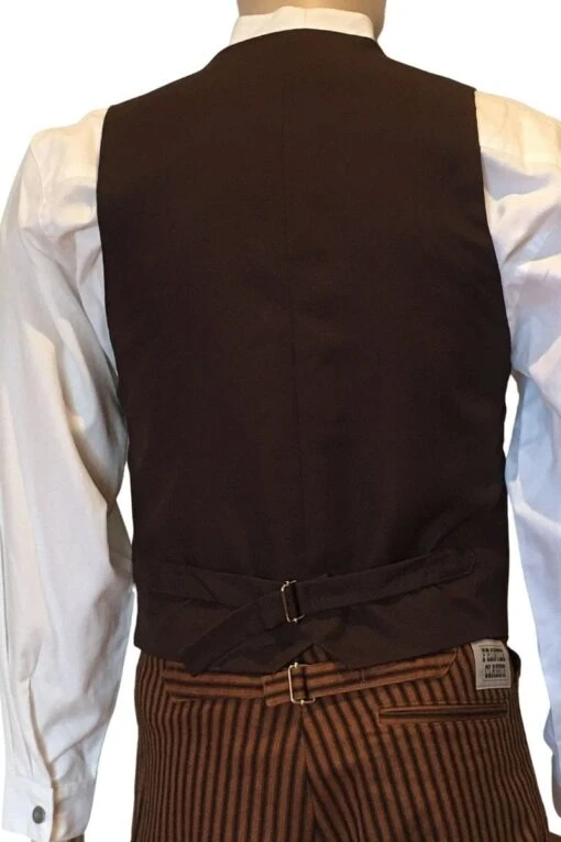 Walnut Stripe Vest, S & M - Image 4