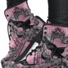 RAVEN Gothic Pink, Vegan Women's Boots, FREE Shipping -Vintage Veil Clothing Store 1 17b0fbc1 2d34 4c49 bcbc 58de32088fcf