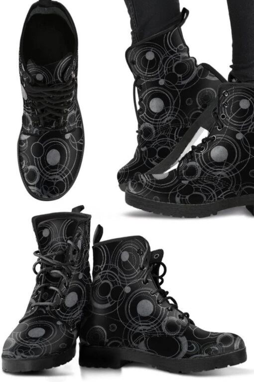 Men's Gallifreyan Vegan Boots, FREE Shipping