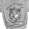 Alice In Wonderland "We're All Mad Here" T-shirt -Vintage Veil Clothing Store 1 3fd20ebb 225e 4145 bf5d a6b0b1c36dbe