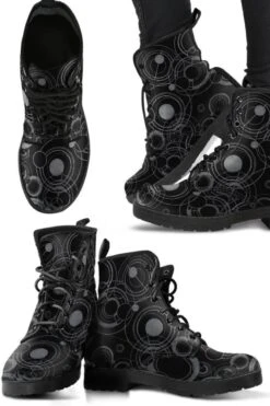 Gallifreyan Vegan Women's Boots, FREE Shipping