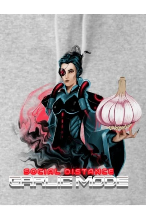 Social Distance Hoodie - Garlic Mode ON - Image 7