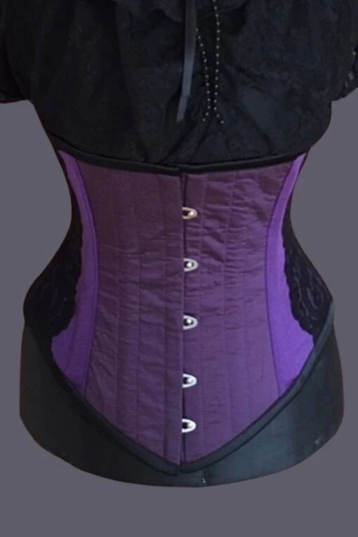 Purple Silk Shape Wear Corset, 20", One Only - Image 2