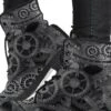 Grey Steampunk Men's Vegan Boots, FREE Shipping -Vintage Veil Clothing Store 1 f11d7068 b292 4366 8fec 805e45d3c013