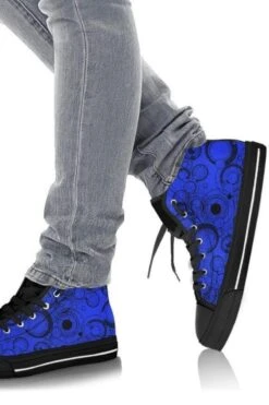 Blue Gallifrey, Men's Hi Tops, FREE Shipping