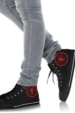 A Red Alien Passed By, Women's Hi Tops, FREE Shipping