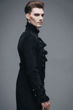 Black Pirate Coat, S & M -Vintage Veil Clothing Store 21 033976cd e21d 4bb8 9330 5c7fbe494eb2