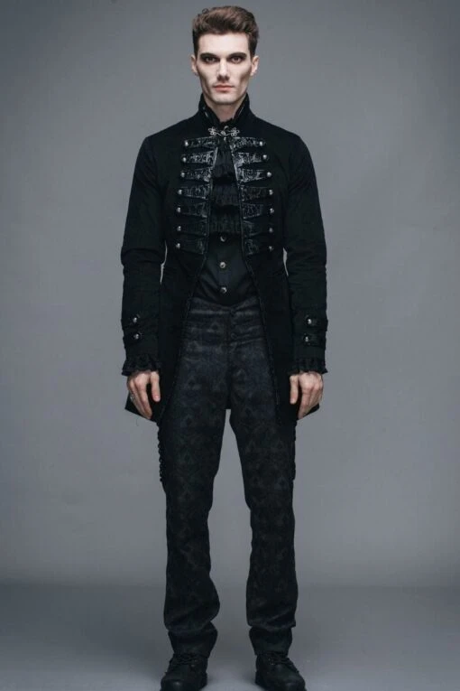 Black Pirate Coat, S & M - Image 14