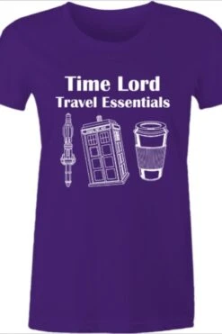 Women's Time Lord Essentials T-shirt -Vintage Veil Clothing Store 27