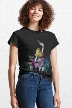Alice On Black Women's Classic T-shirt