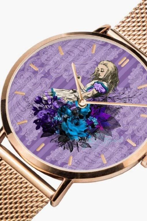 Purple Alice In Wonderland Watch - Image 3