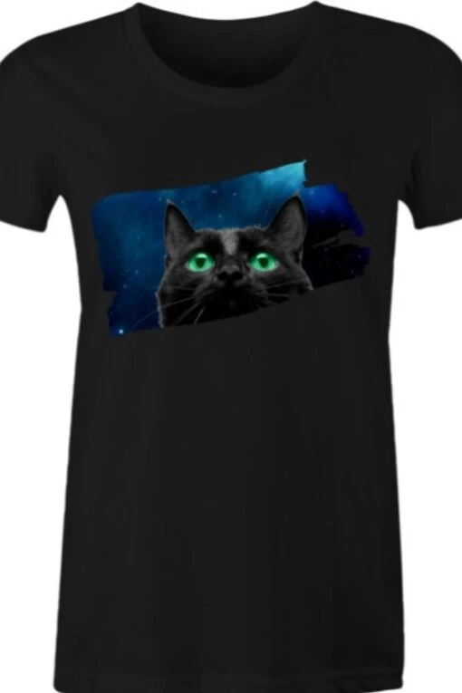 Black Cat Universe - Women's T-shirt - Image 2