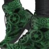Green Steampunk, Vegan Women's Boots, FREE Shipping -Vintage Veil Clothing Store 3 0126fa96 2c98 4b88 9d22 860dc23938e7