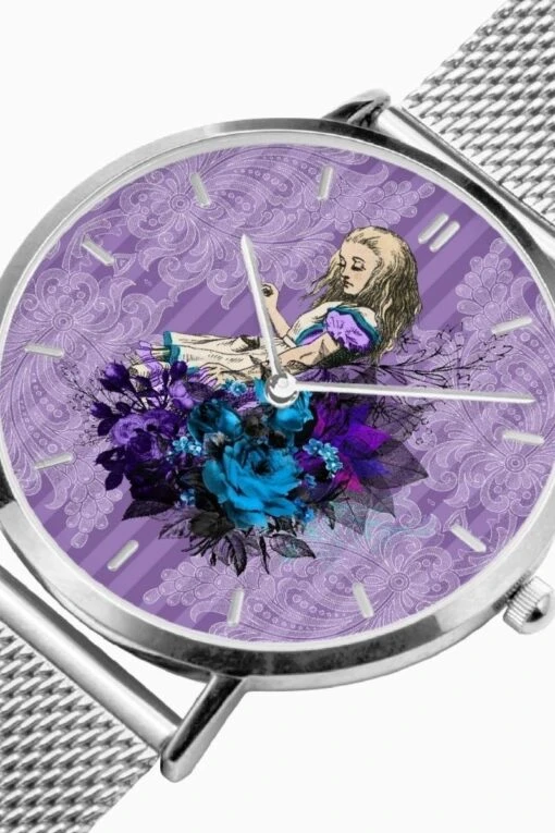 Purple Alice In Wonderland Watch - Image 4