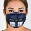 Tardis Dr Who - Eco Washable Face Mask