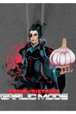 Social Distance Hoodie - Garlic Mode ON -Vintage Veil Clothing Store 3 2a90dd63 8285 44fc ab89 0335379098e0