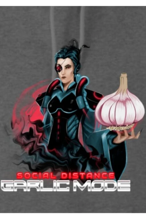 Social Distance Hoodie - Garlic Mode ON - Image 4