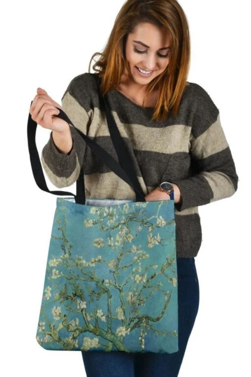 Almond Blossoms - Shopping Tote Bag - Image 2