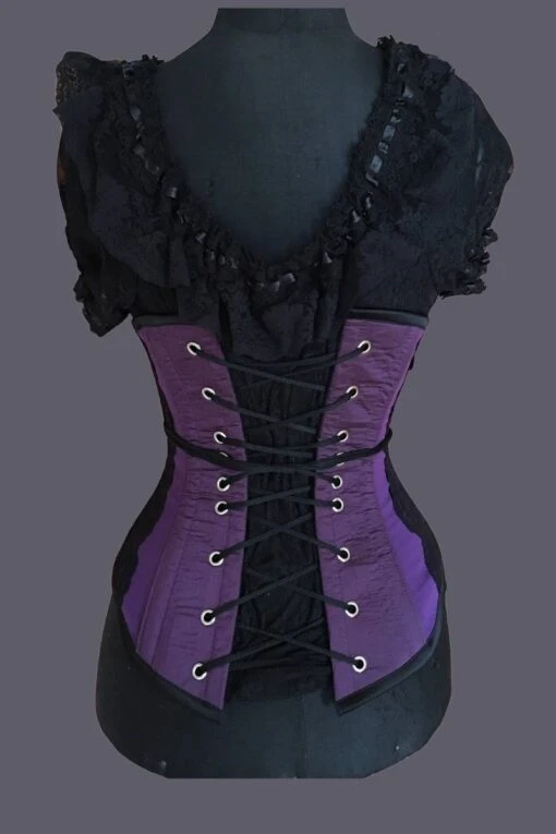 Purple Silk Shape Wear Corset, 20", One Only - Image 4
