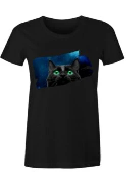 Black Cat Universe - Women's T-shirt -Vintage Veil Clothing Store 3 e6cd1b4d 472c 41eb a4e2 bbd7e5886801