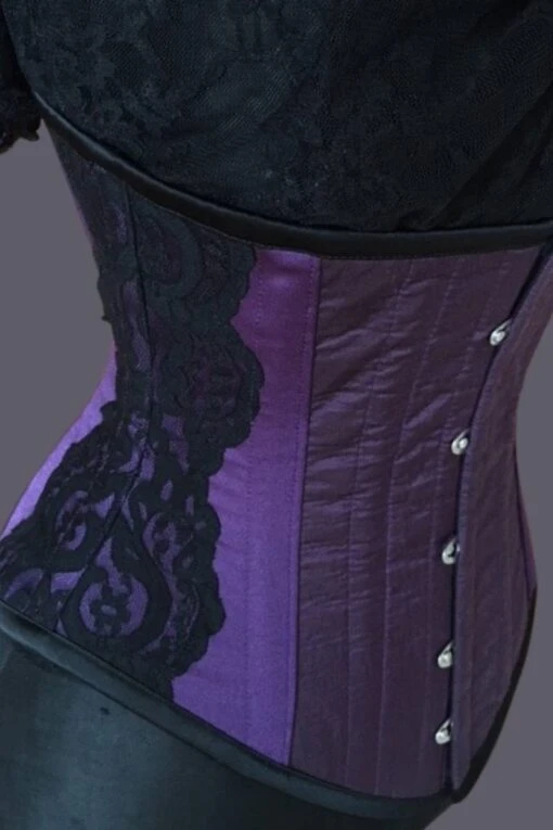 Purple Silk Shape Wear Corset, 20", One Only - Image 5