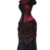 Ruby Turn Of The Century Corset, Front Laced, Custom Sized -Vintage Veil Clothing Store 4 afed457b 9208 4150 911d 894605875694
