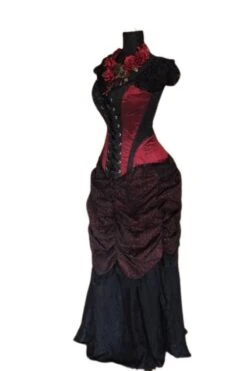Ruby Turn Of The Century Corset, Front Laced, Custom Sized