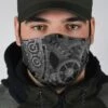 Grey Steampunk - Men's Washable Face Mask