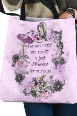 Alice In Wonderland Quote - Tote Bag