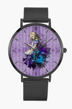 Purple Alice In Wonderland Watch