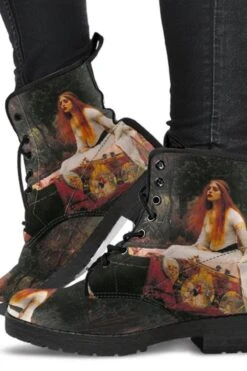 Lady Of Shalott, Vegan Women's Boots, FREE Shipping