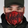 Dance Of Death Red- Men's Washable Face Mask -Vintage Veil Clothing Store 5 d8105775 94dd 4609 a0b2 0db2686c0797