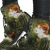 Pre-Raphaelite Green Vegan Boots, FREE Shipping -Vintage Veil Clothing Store 6 31221c01 2ad8 4d01 9784 4b2329509fc8