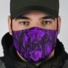 Dance Of Death Purple- Men's Washable Face Mask -Vintage Veil Clothing Store 6 b9b36a4d 2657 4600 beb1 0a541c079a67