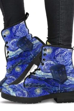 Van Gogh & The Doctor Vegan Boots, FREE Shipping