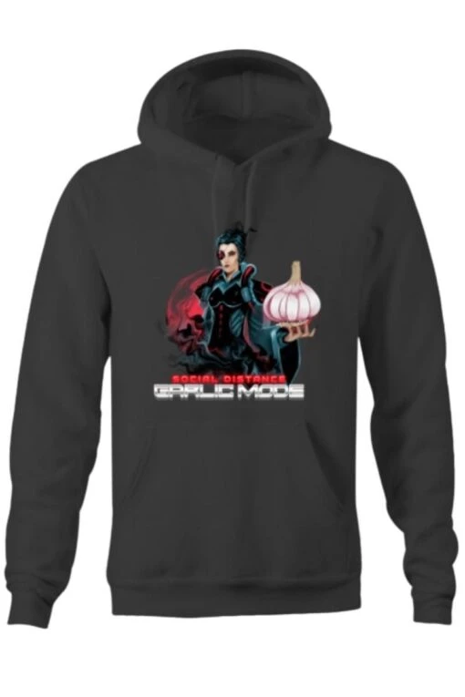 Social Distance Hoodie - Garlic Mode ON - Image 3