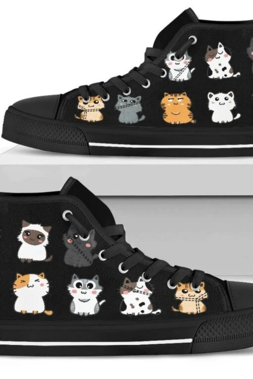 Cute Cats, Women's High Top Sneakers, FREE Shipping