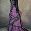 Amethyst Victorian Skirt -Vintage Veil Clothing Store 800gothicvictoriansteampunkweddingskirt jpg