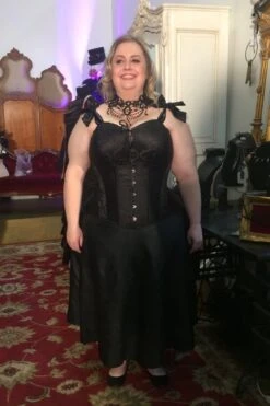 Ebony Turn Of The Century Corset, Custom Sized -Vintage Veil Clothing Store 800x1200Rebeccatoc
