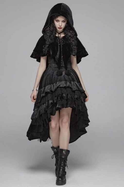 Velvet At Midnight - High-Low Skirt - Image 5